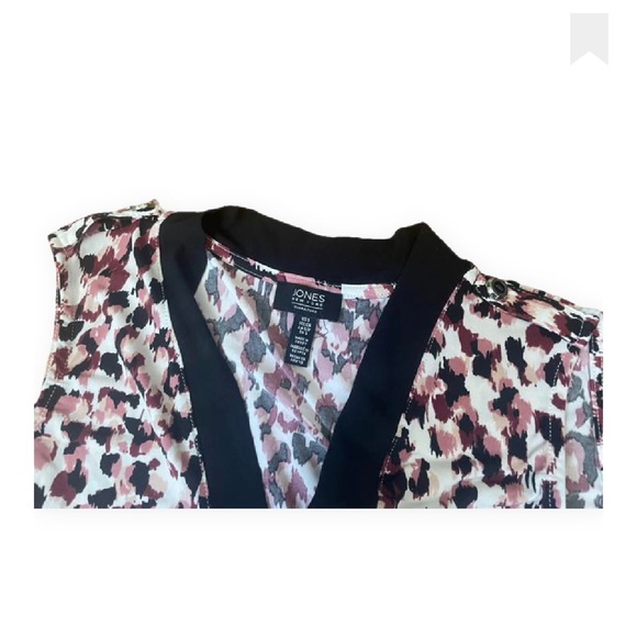 Jones New York Printed Sleeveless Tunic Size S - Picture 4 of 6